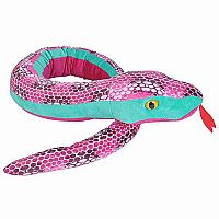 SNAKE 54" HONEYCOMB PINK