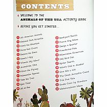 ANIMALS OF THE USA ACTIVITY BK