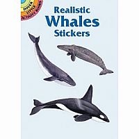 Realistic Whales Stickers